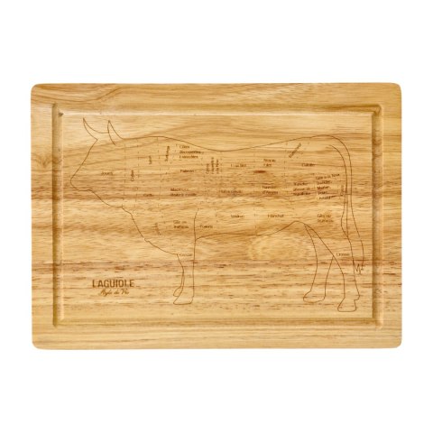 Nóż Laguiole Santoku Olive z deską do krojenia Laguiole