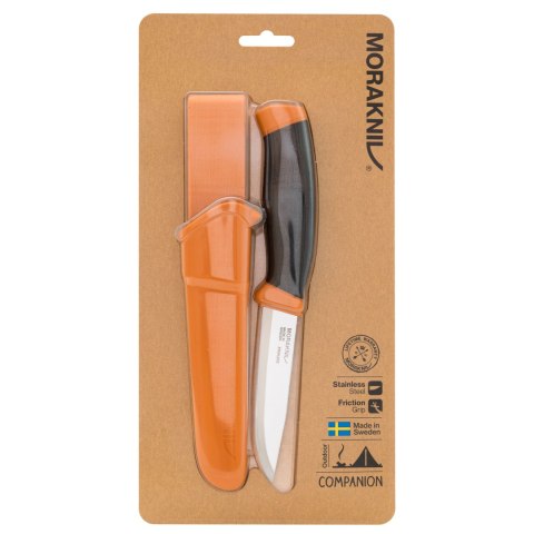 Nóż Morakniv Companion ciemno pomarańczowy stal nierdzewna Morakniv