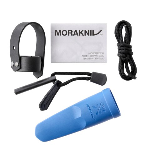 Nóż Morakniv Eldris niebieski z zestawem Neck Knife stal nierdzewna Morakniv