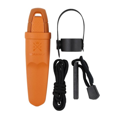 Nóż Morakniv Eldris pomarańczowy z krzesiwem stal nierdzewna Morakniv