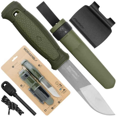 Nóż Morakniv Kansbol z zestawem przetrwania zielony stal nierdzewna Morakniv