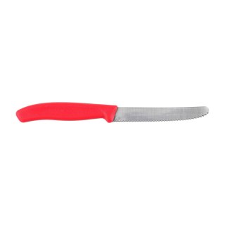 Nóż pikutek Victorinox Swiss Classic 6.7831.C1 ząbkowany z zaokrąglonym czubkiem czerwony Victorinox