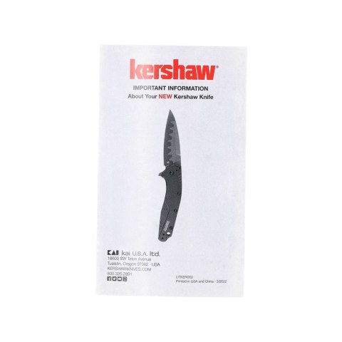 Nóż motylkowy Balanza 4950TR Kershaw