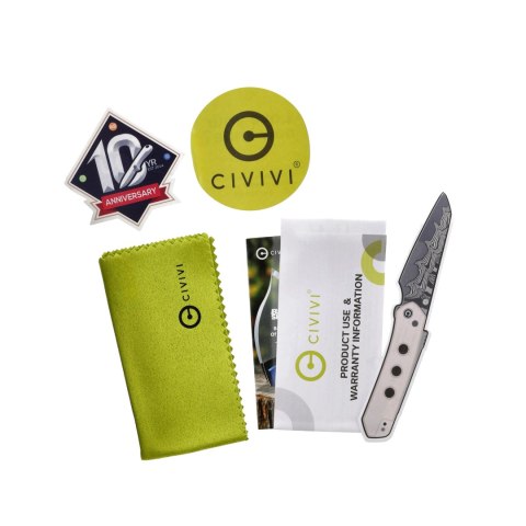 Nóż na szyję Civivi D-Art C21001-1 silver Civivi