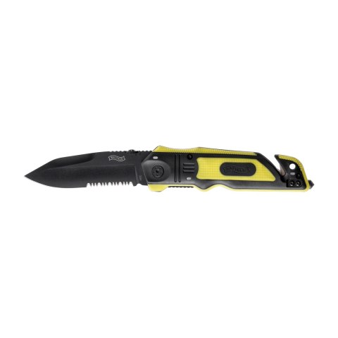 Nóż ratowniczy Walther ERK Emergency Rescue żółty Walther