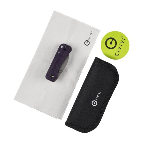 Nóż składany Civivi Baby Banter Wharncliffe C19068SC-2 purple Civivi