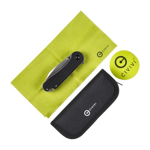 Nóż składany Civivi Elementum C18062AF-3 black canvas Civivi