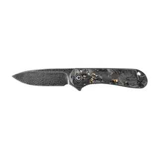 Nóż składany Civivi Elementum C907C-DS1 shredded carbon fiber / golden black Civivi