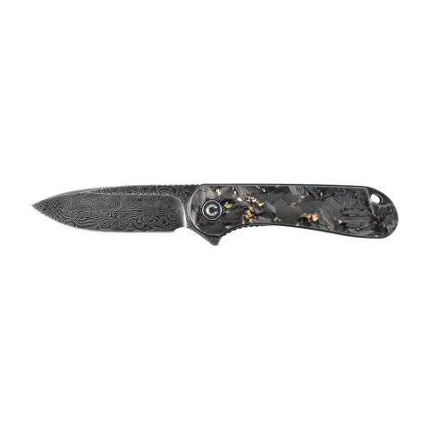 Nóż składany Civivi Elementum C907C-DS1 shredded carbon fiber / golden black Civivi