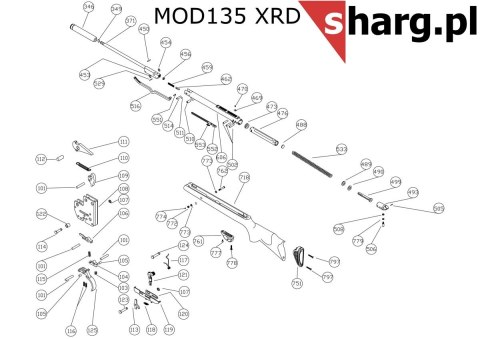 Bezpiecznik do Hatsan od MOD 33 do MOD 155, Dominator, Proxima (119-120) Hatsan Arms