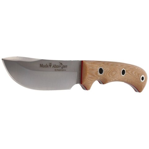 Nóż Muela Aborigen-12D Desert Canvas Micarta, Satin X50CrMoV15 by Maykol Garcia Muela