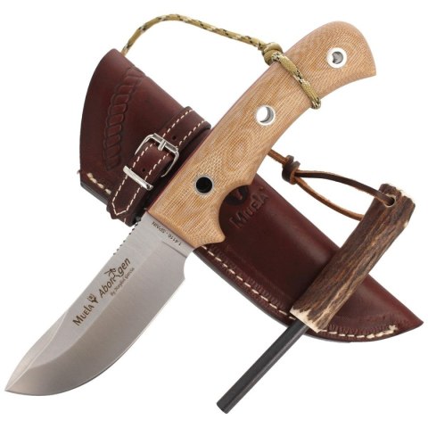 Nóż Muela Aborigen-12D Desert Canvas Micarta, Satin X50CrMoV15 by Maykol Garcia Muela