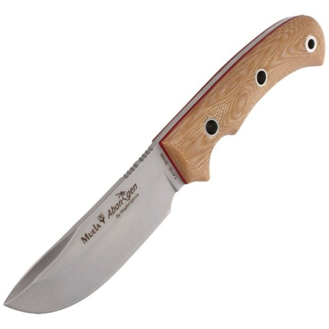 Nóż Muela Aborigen-12D Desert Canvas Micarta, Satin X50CrMoV15 by Maykol Garcia Muela
