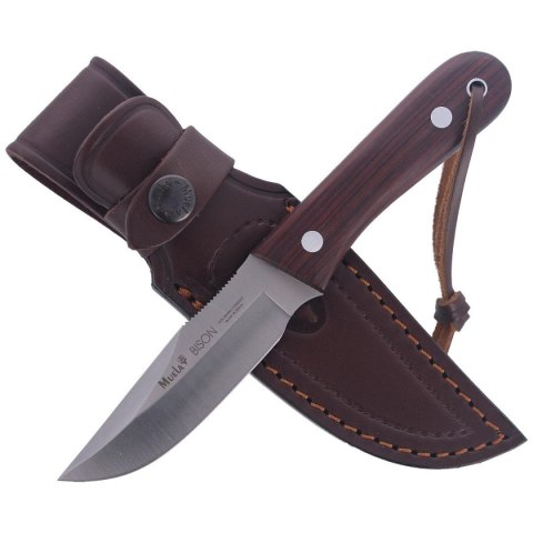 Nóż Muela Bison-9NL Palisander Wood, Satin X50CrMoV15 Muela