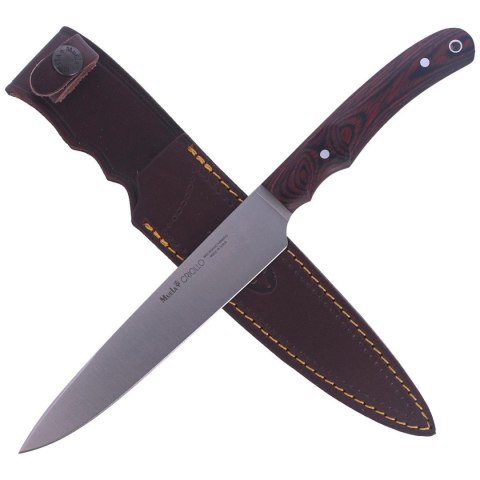 Nóż Muela Criollo-17 Coral Pakka Wood, Satin 1.4116 Muela