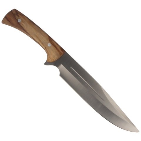 Nóż Muela Full Tang Olive Wood, Satin X50CrMoV15 (JABALI-21OL) Muela