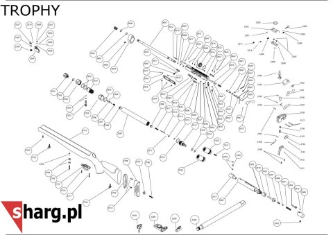 Popychacz śrutu do wiatrówki Hatsan Trophy, BT65 kal 5.5mm (2670-2) Hatsan Arms