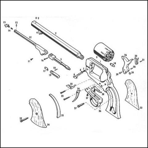 Rewolwer Pietta 1862 Spiller & Burr kal. 36 (SPB36) Pietta Firearms