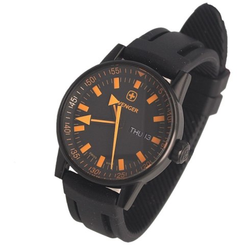 Zegarek Wenger Commando Black Line 70173, PVD, Black Dial, Silicone Strap Wenger Watch