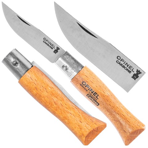 Nóż składany Opinel 3 carbon buk Opinel