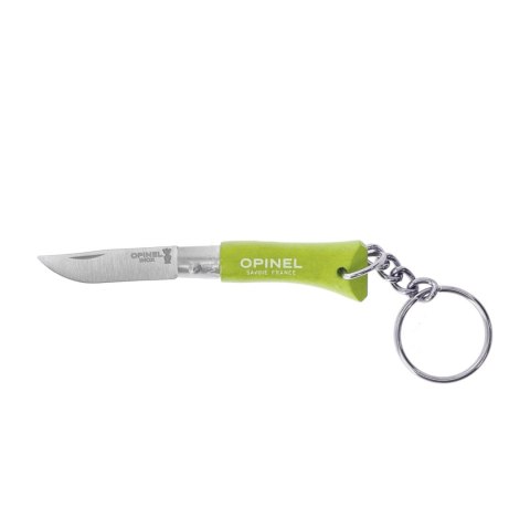 Nóż składany Opinel Colorama 02 brelok inox grab limonkowy Opinel