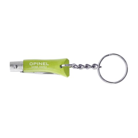 Nóż składany Opinel Colorama 02 brelok inox grab limonkowy Opinel