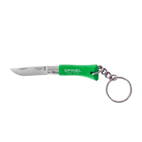 Nóż składany Opinel Colorama 02 brelok inox grab zielony Opinel