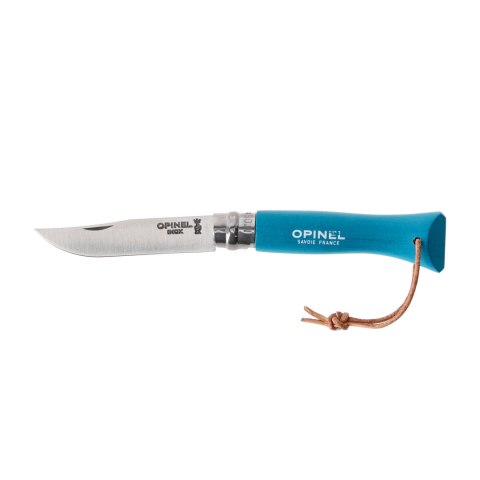Nóż składany Opinel Colorama 06 inox grab turkusowy Opinel