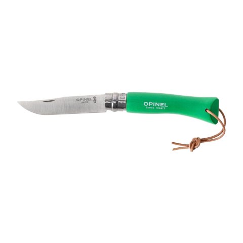Nóż składany Opinel Colorama 07 inox grab zielony Opinel