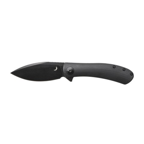 Nóż składany Trollsky Knives Mandu czarny/czarne ostrze Trollsky Knives
