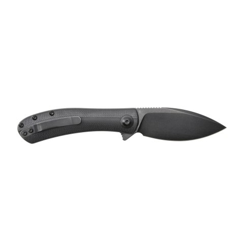 Nóż składany Trollsky Knives Mandu czarny/czarne ostrze Trollsky Knives