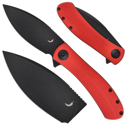 Nóż składany Trollsky Knives Mandu czerwony G10 Trollsky Knives