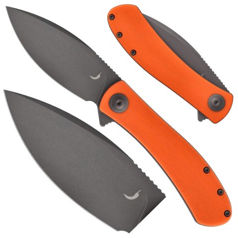Nóż składany Trollsky Knives Mandu pomarańczowy G10 Trollsky Knives