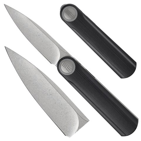 Nóż składany WE Knife Eidolon WE19074A-B black / silver We Knife