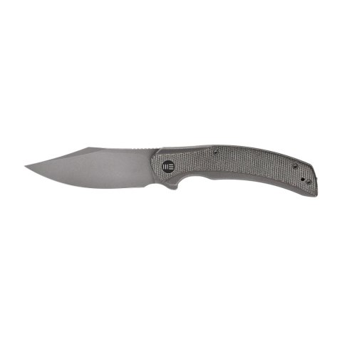 Nóż składany WE Knife Snick WE19022F-5 gray / dark green micarta We Knife