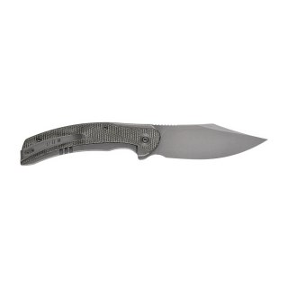 Nóż składany WE Knife Snick WE19022F-5 gray / dark green micarta We Knife