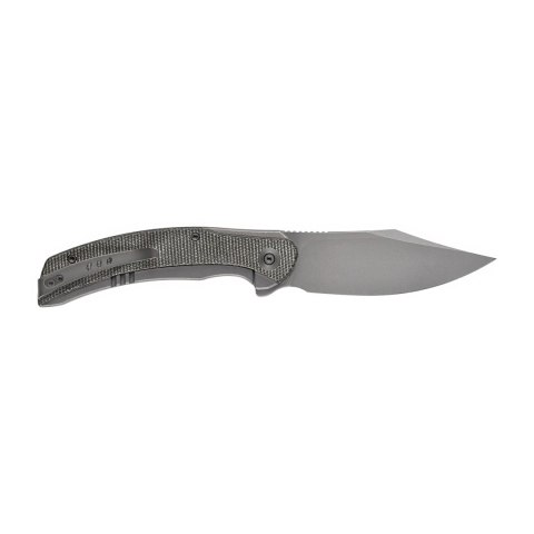 Nóż składany WE Knife Snick WE19022F-5 gray / dark green micarta We Knife