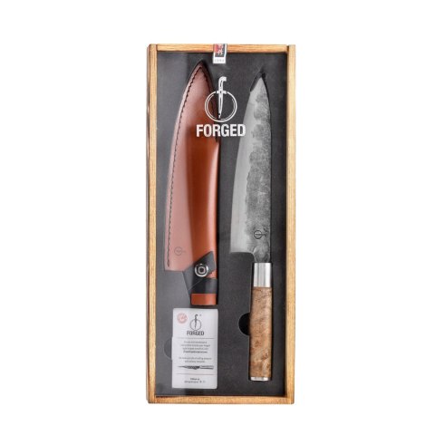 Nóż Szefa Kuchni Forged VG10 ze Skórzaną Pochwą Forged