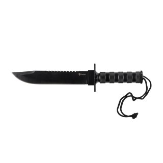 Nóż taktyczny Foxter Rambo zestaw survivalowy 35,5 cm + rzutka NN