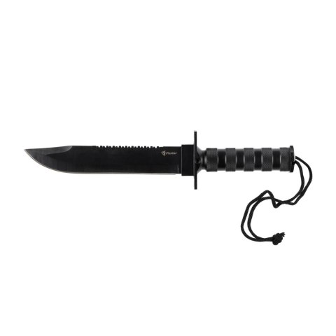 Nóż taktyczny Foxter Rambo zestaw survivalowy 35,5 cm + rzutka NN