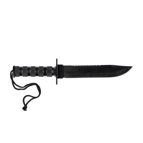 Nóż taktyczny Foxter Rambo zestaw survivalowy 35,5 cm + rzutka NN
