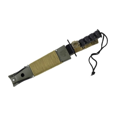 Nóż taktyczny Foxter Rambo zestaw survivalowy 35,5 cm + rzutka NN