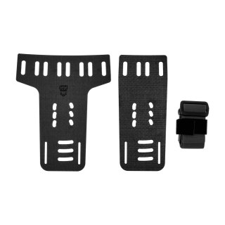 Obniżony montaż kabury Ginger's Tactical Gear do pasa GTG Viper Black Ginger's Tactical Gear