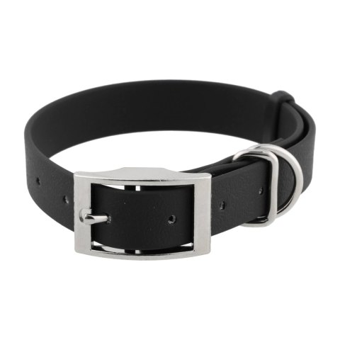 Obroża dla psa BioThane 4wild 20mm, czarna (27-41 cm) 4wild.eu