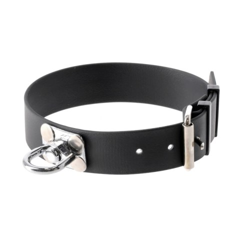 Obroża tropowa 4wild BioThane 30 mm czarna 38-44 cm 4wild.eu