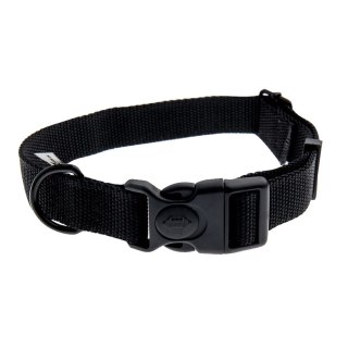 Obroża z taśmy 4wild 25 mm 37-57 cm czarna 4wild.eu