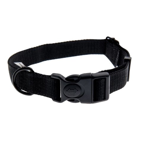 Obroża z taśmy 4wild 25 mm 37-57 cm czarna 4wild.eu