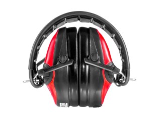 Ochronniki słuchu aktywne 3M Peltor SportTac czarno-czerwone Peltor