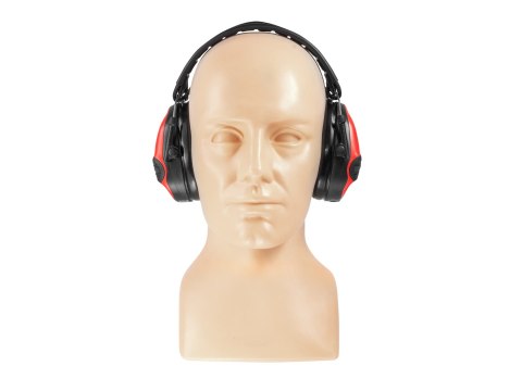 Ochronniki słuchu aktywne 3M Peltor SportTac czarno-czerwone Peltor