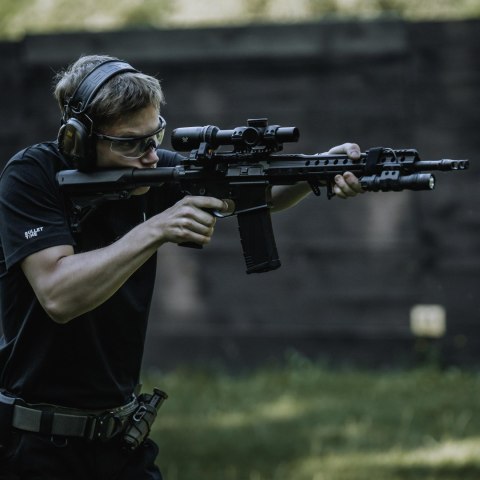 Ochronniki słuchu aktywne 3M Peltor SportTac oliwkowy/pomarańczowy Peltor